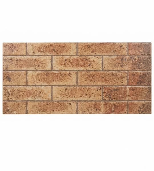 Rustic Brown Brick-Effect Exterior Wall Tile
