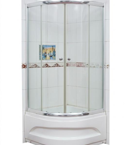 Luxury LED Mirrors & Curved Glass Shower Enclosures