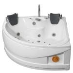 Luxury 2-Person Hydro-Massage Corner Jacuzzi