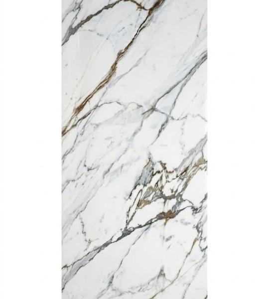 Large Format Calacatta Marble-Effect Porcelain Slabs